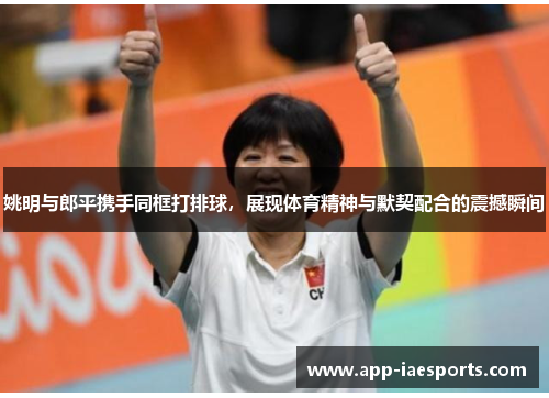 姚明与郎平携手同框打排球,展现体育精神与默契配合的震撼瞬间 姚明与郎平携手同框打排球,展现体育精神与默契配合的震撼瞬间